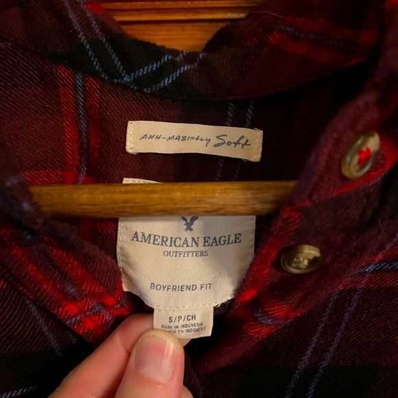 American Eagle Ladies Soft Flannel- small - Picture 3 of 3